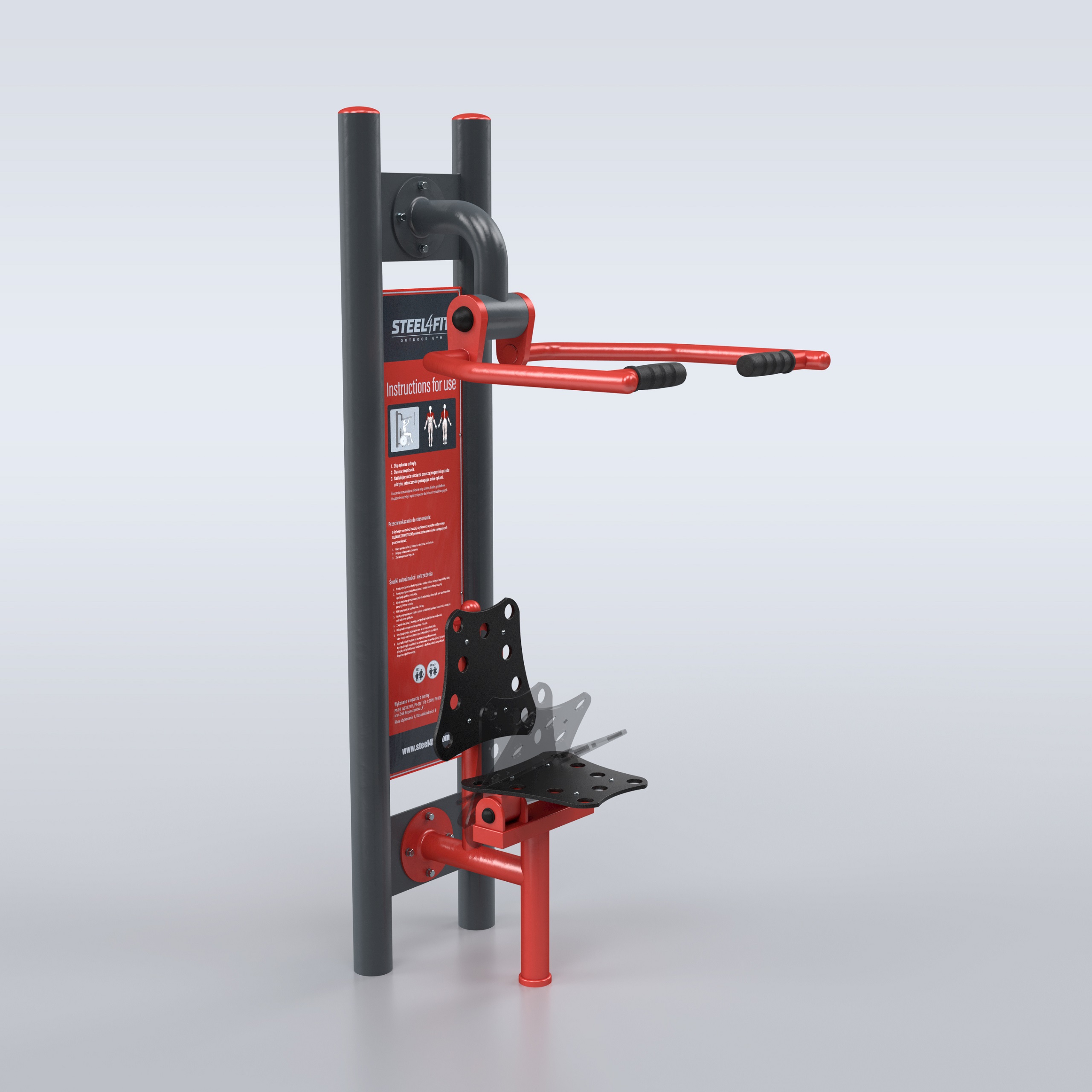 Trazione pull verticale integrativo disabili Steel4Fit